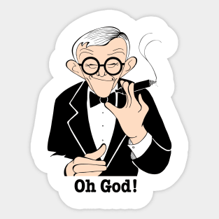 George Burns classic comedian Sticker